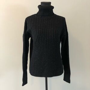Women’s Michael Michael Kors Black Ribbed Turtleneck Sweater size S